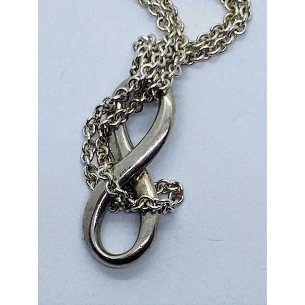 Tiffany & Co Tiffany Infinity silver necklace - image 8