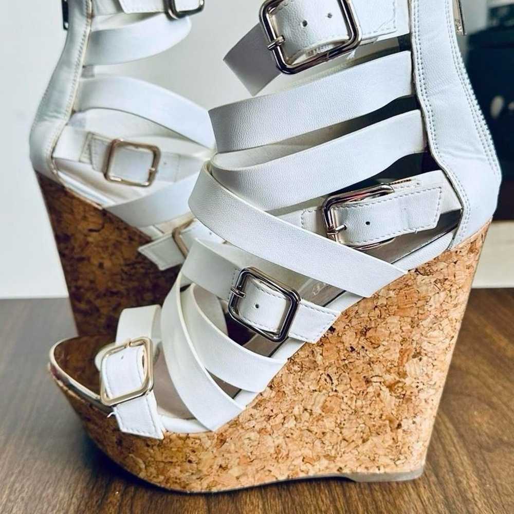 ALDO Cork Wedge Heel-worn 1 time excellent condit… - image 2