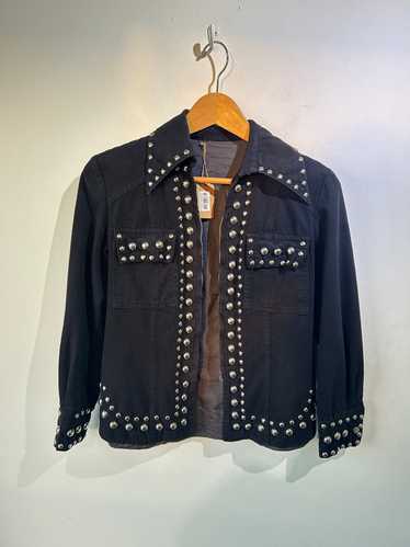 Vintage Roncelli Studded Black Jacket - image 1