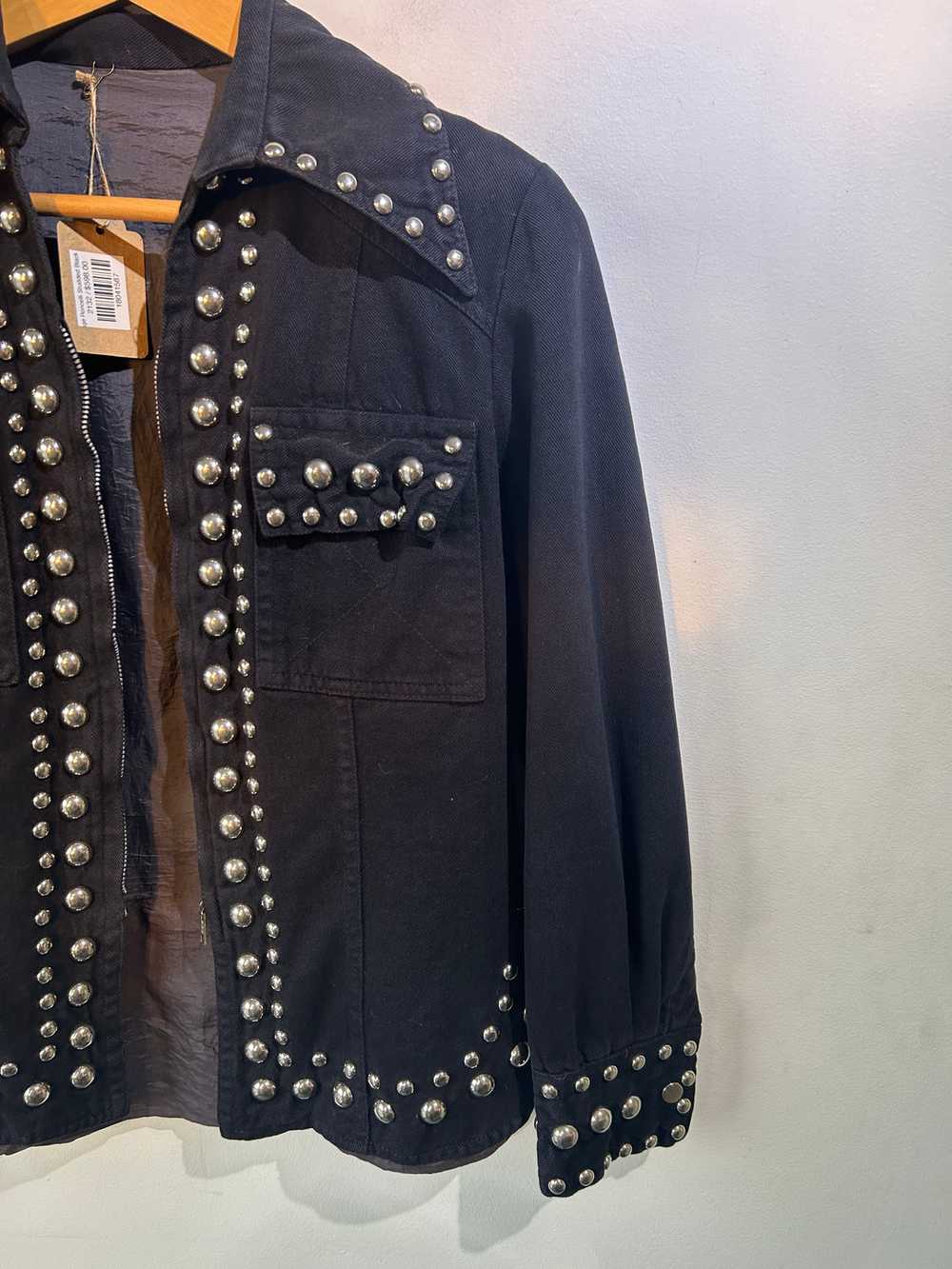 Vintage Roncelli Studded Black Jacket - image 2