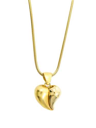 Givenchy Goldtone Heart Pendant Necklace