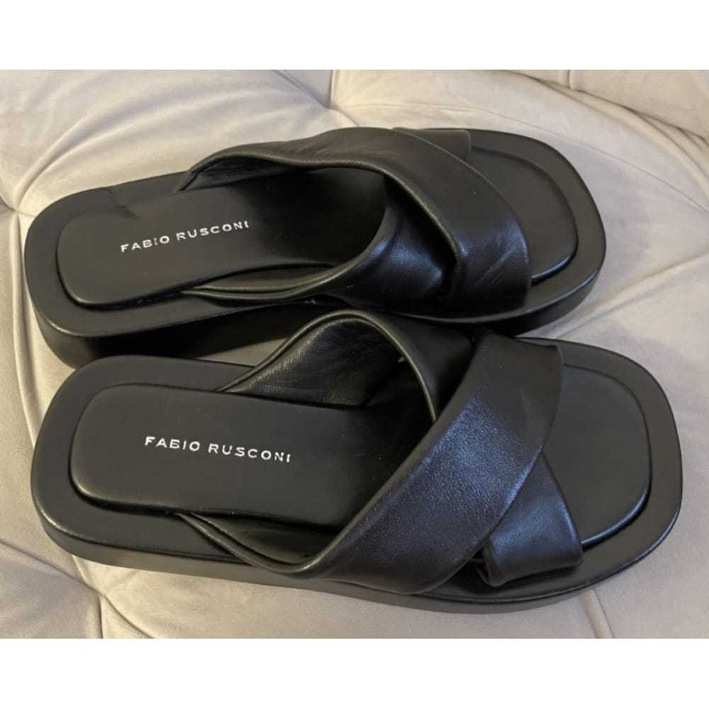 Fabio Rusconi Leather sandals - image 3