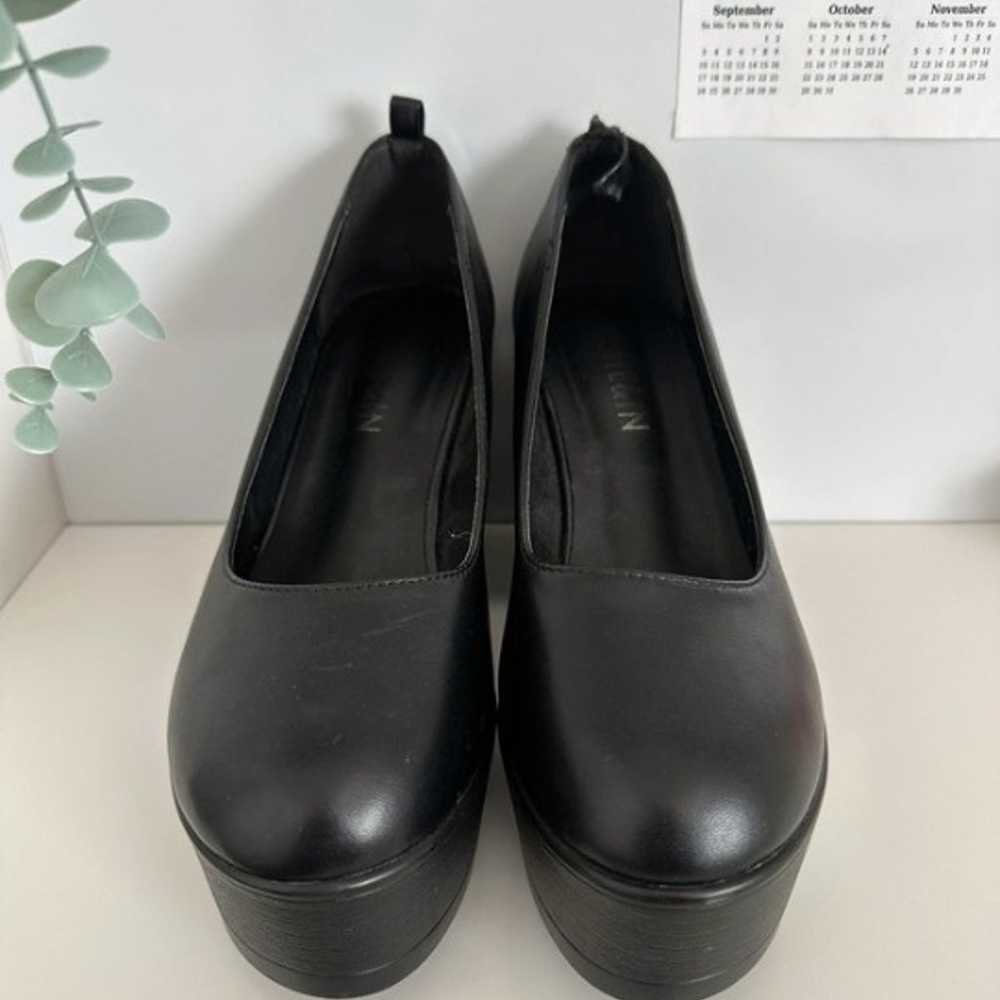 SHEIN black platform heels - image 1