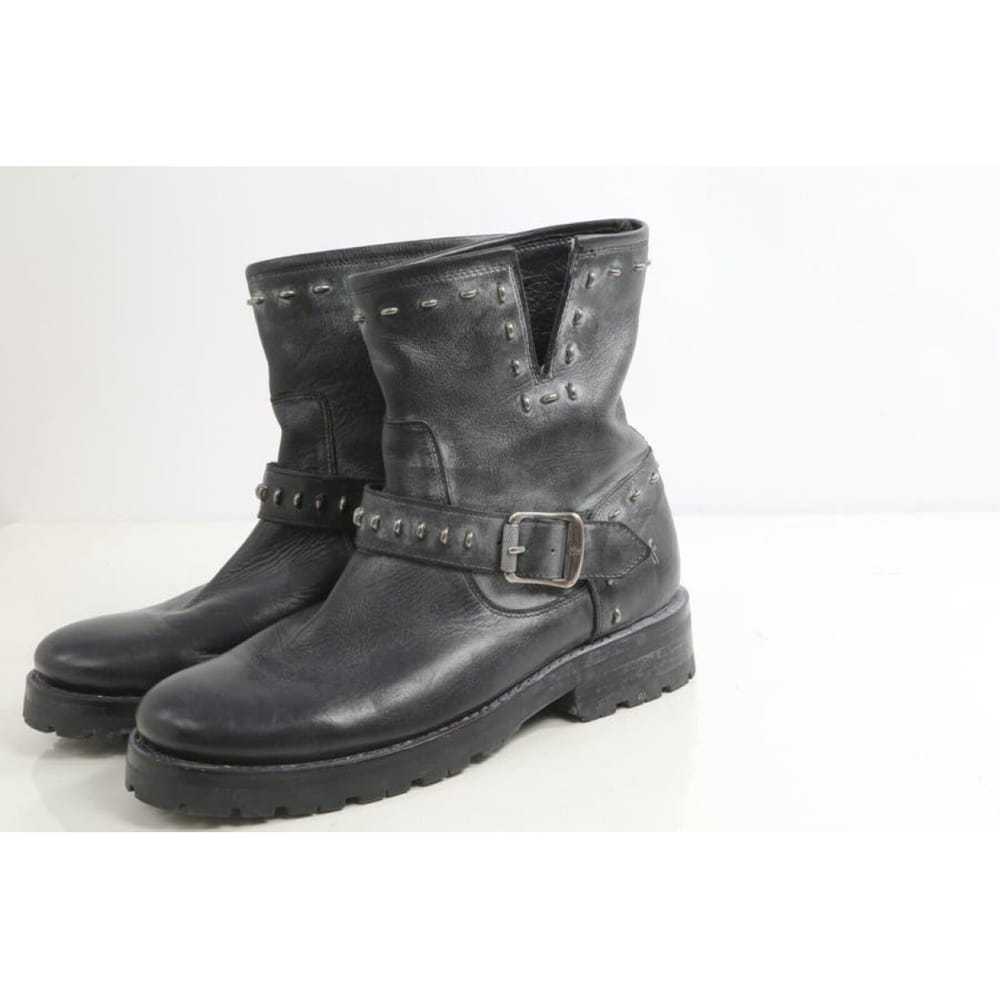 Frye Leather biker boots - image 10