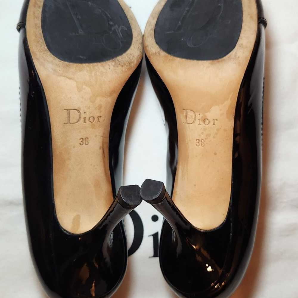 Christian Dior black patent leather high heel sti… - image 6