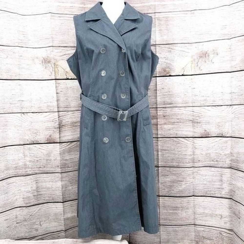 Isaac Mizrahi x Target Grey Coat Dress Size XXL - image 1