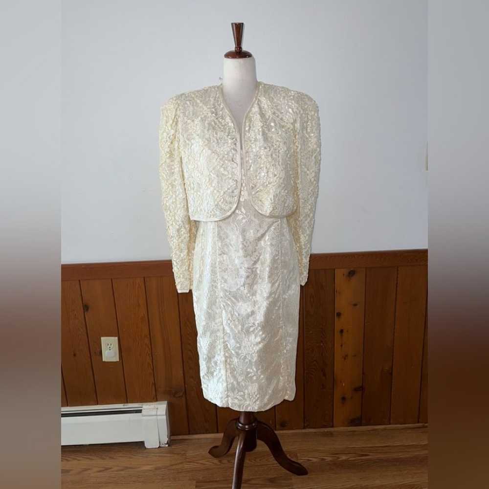 **Beautiful Vintage 1980s HW Collections Lace Rec… - image 1