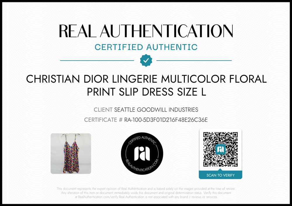 Christian Dior Lingerie Women's Multicolor Floral… - image 2