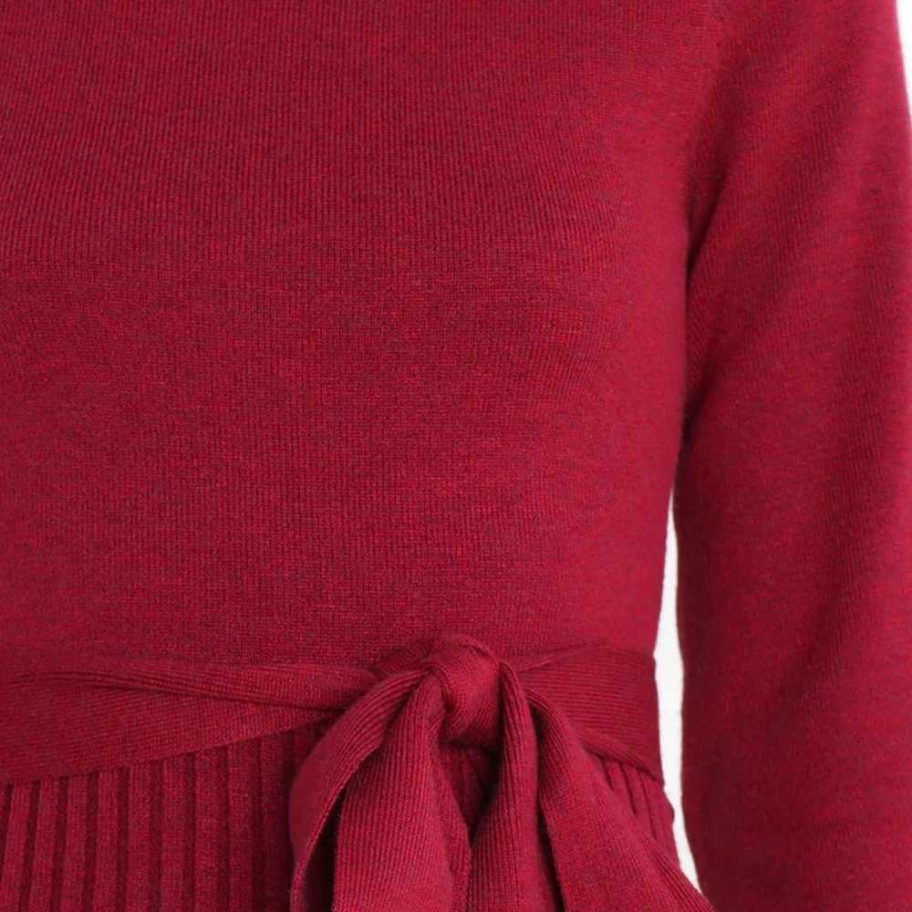 Petal and Pup Helena knit Sweater Dress - Wine - image 3