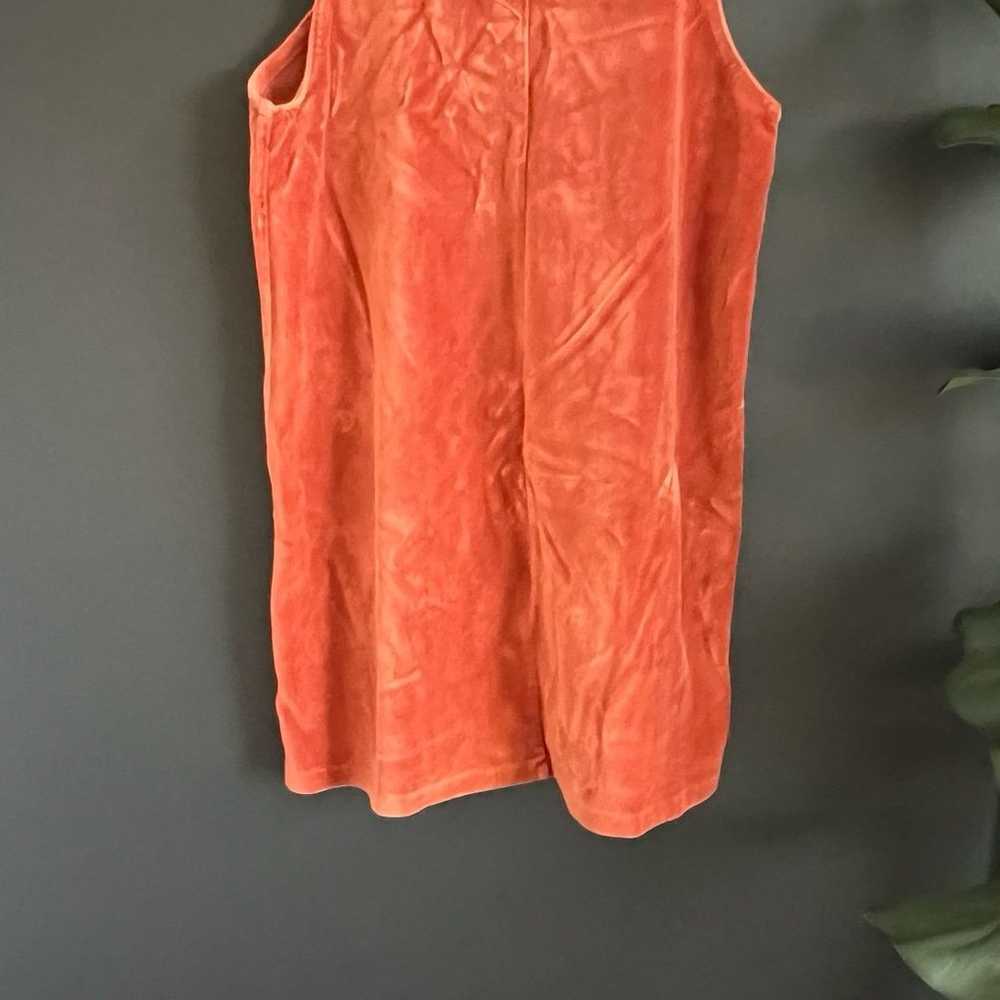 Polagram Peach Apricot Velour Jumper Overall Dres… - image 4