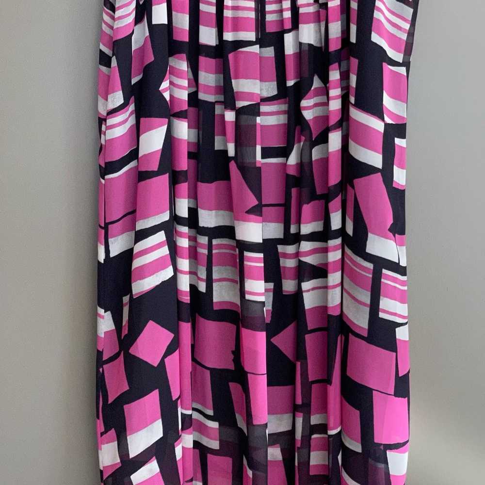 Nic + Zoe Block Party Dress Maxi Midi Pink Black … - image 10