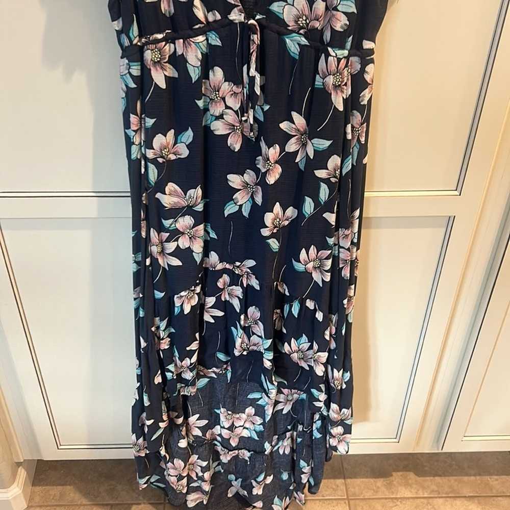 LOVESTITCH Floral High/Low Dress Small 4-8 BOGO - image 7
