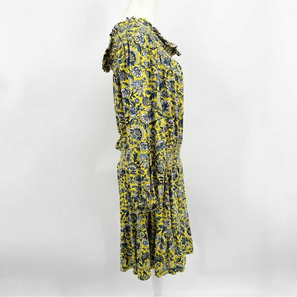 Michael Kors Yellow Floral Off-the-Shoulder Dress - image 7