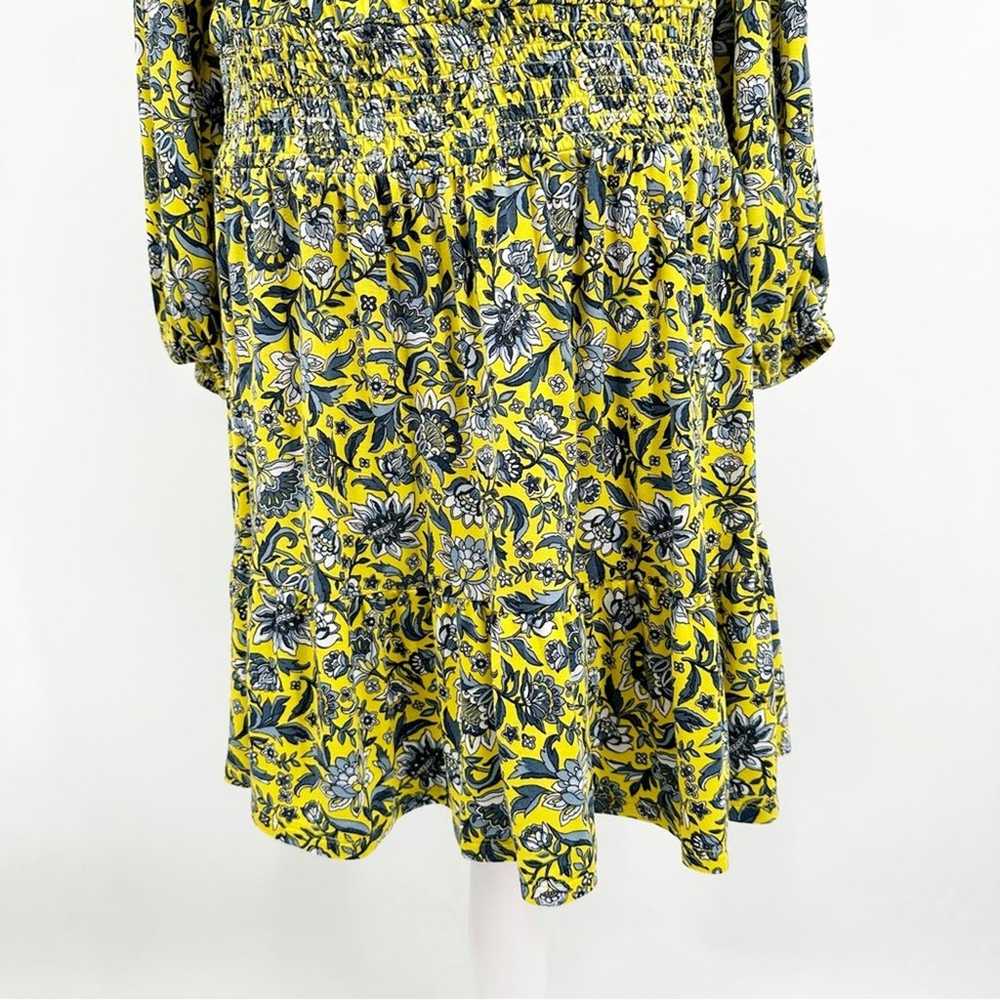 Michael Kors Yellow Floral Off-the-Shoulder Dress - image 8