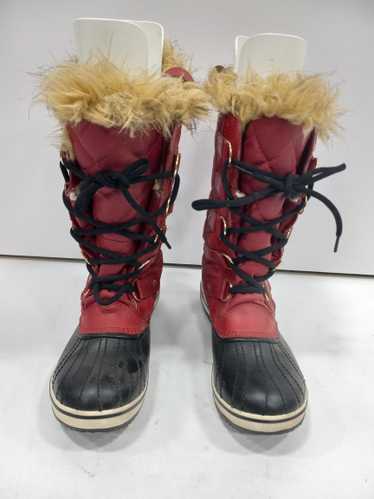 Sorel Women's Red Waterproof Boots Size 9