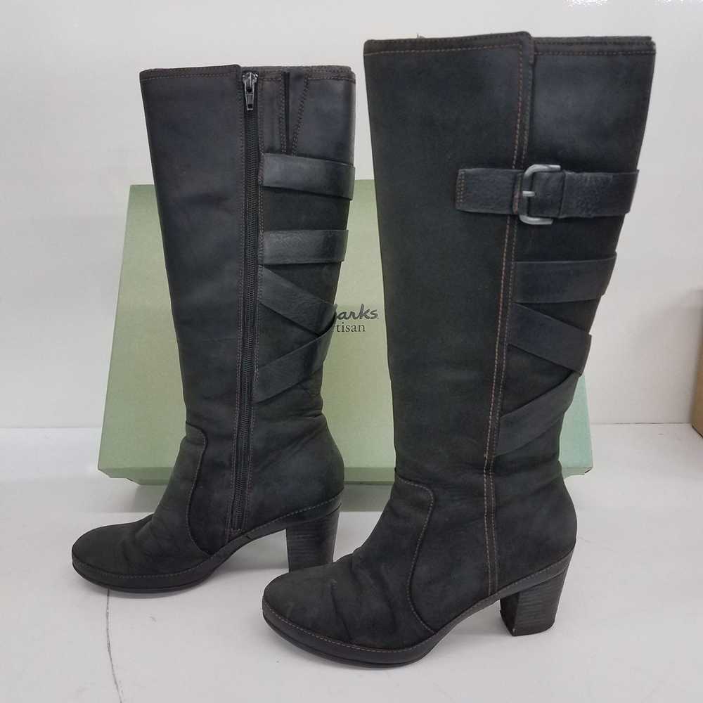 Clarks Artisan Collection Black Nubuck Boots IOB … - image 2