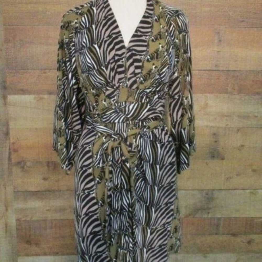 Banana Republic Issa Collection Zebra Dress 0 - image 2