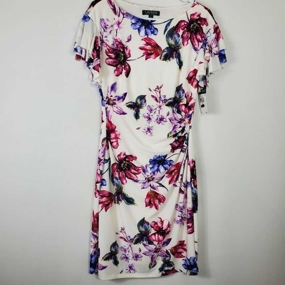 Lauren Ralph Lauren Floral Dress Womens Size 6 La… - image 1