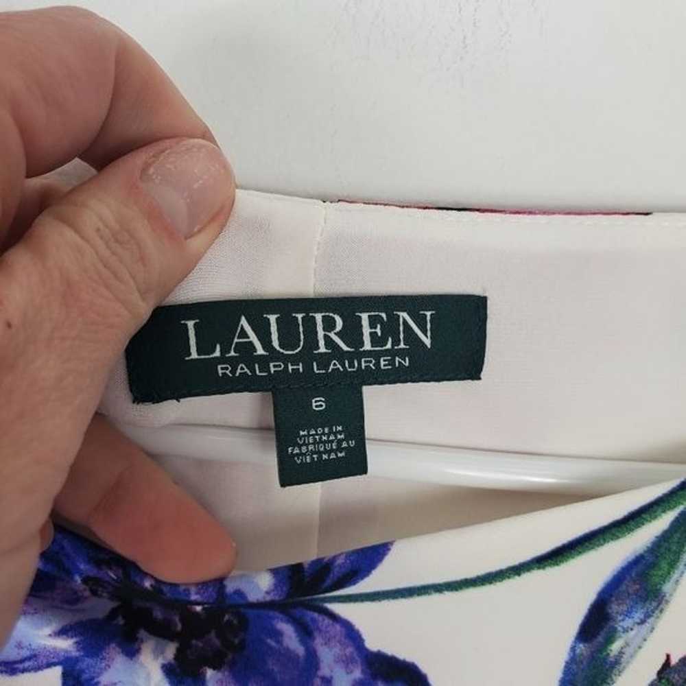 Lauren Ralph Lauren Floral Dress Womens Size 6 La… - image 4