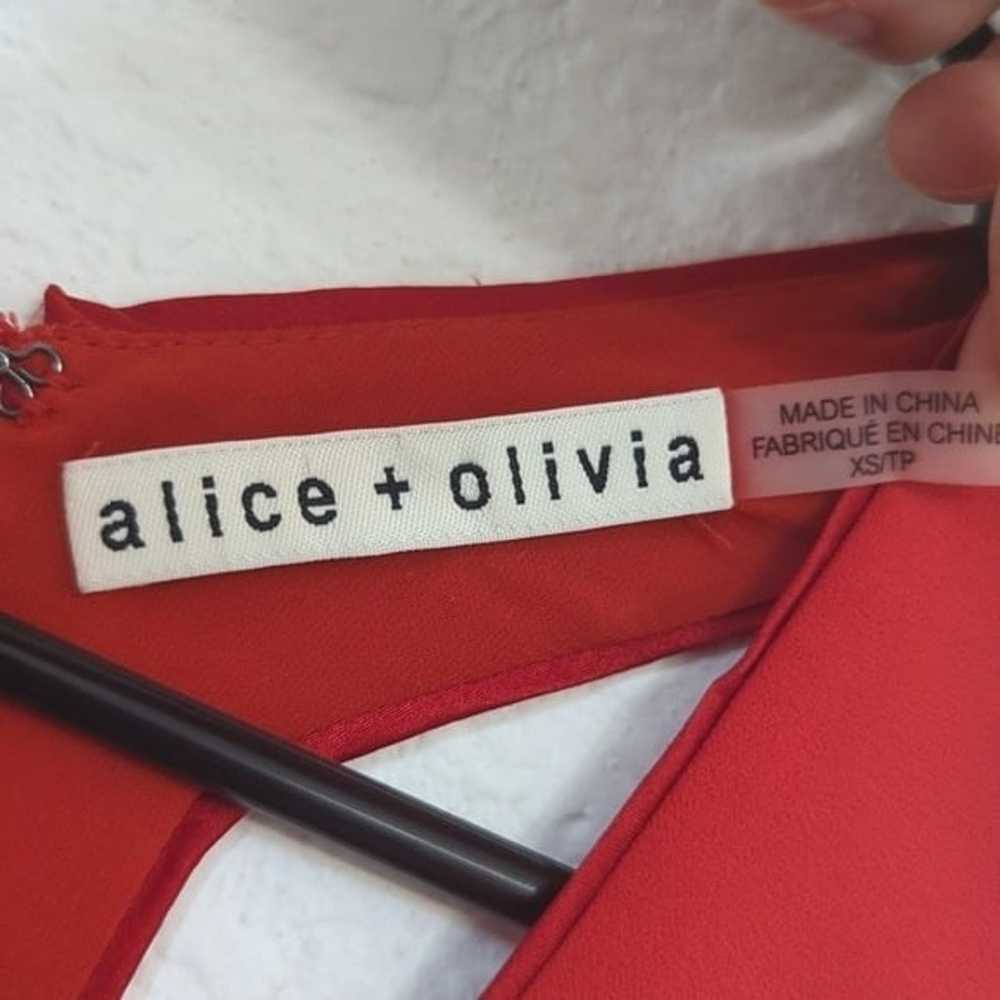 Alice + Olivia Halle Crepe Shift Mini Dress XSmal… - image 9