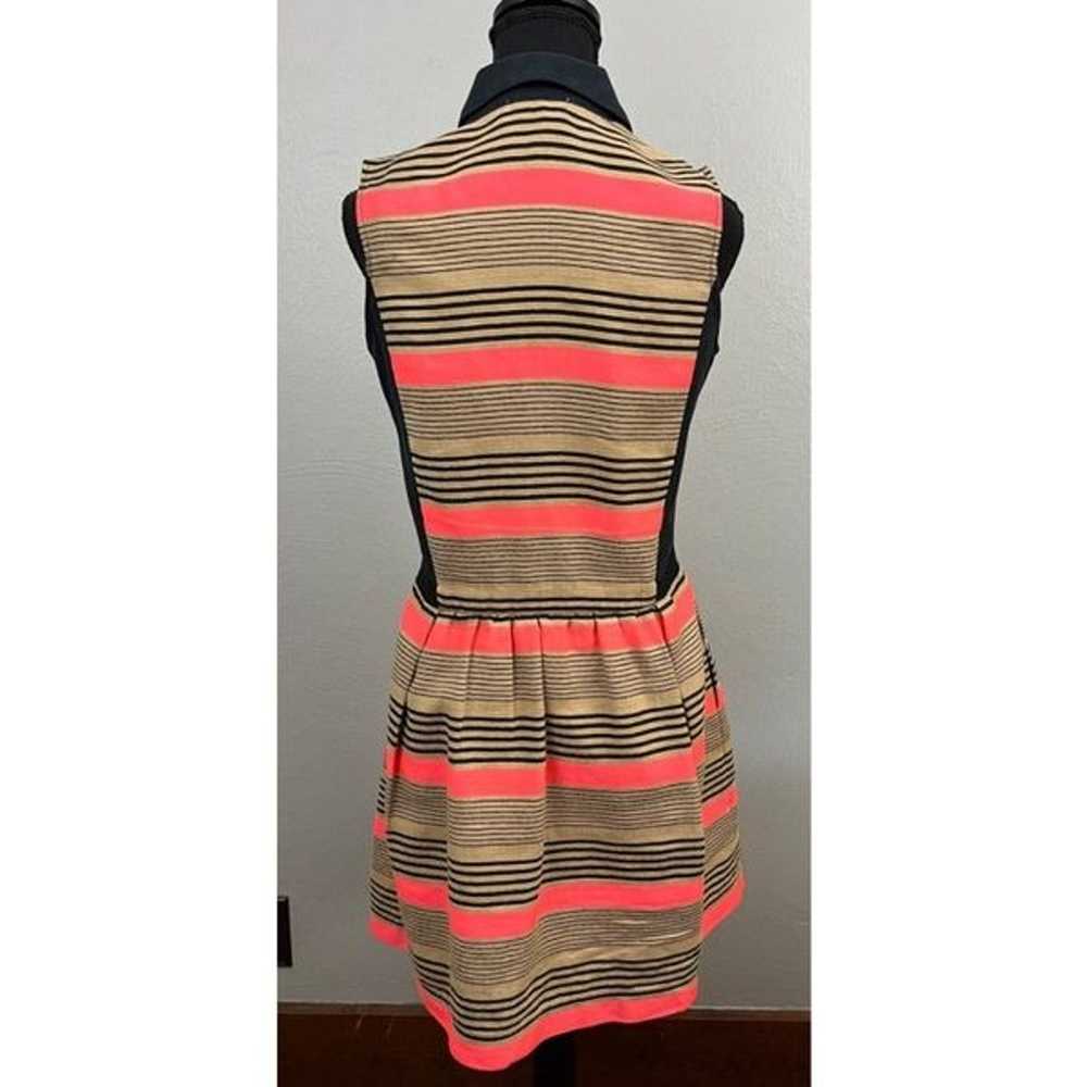 Striped Collared Sleeveless Shirtdress Casual Dre… - image 4