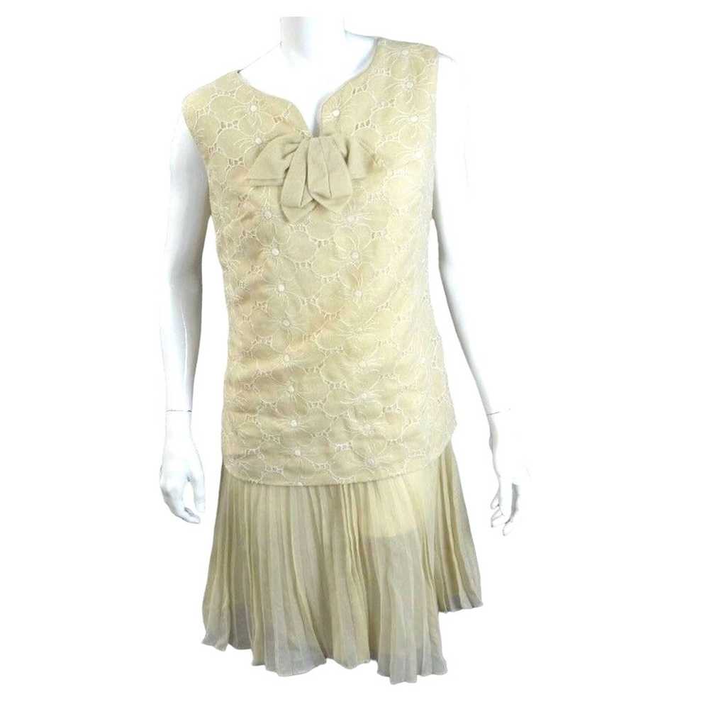 Flair of Miami cotton vintage dress 50s-60s SZ 12… - image 1