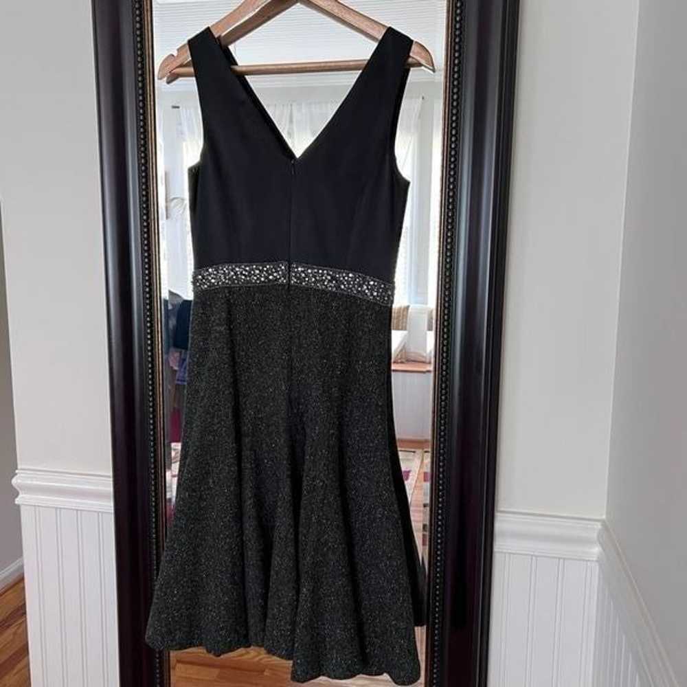 Etcetera Fit and Flare Silk Beaded Dress Size 0 - image 2