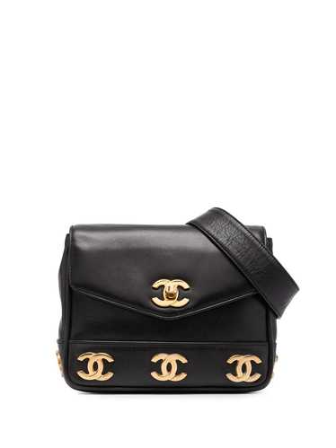 CHANEL Pre-Owned 1990s Triple CC belt bag - Black