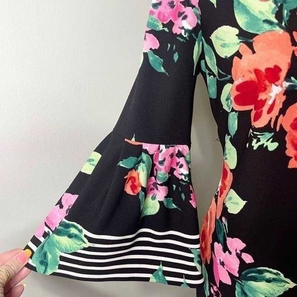 Jessica Howard Bell Sleeve Floral Sheath Dress 6 … - image 5