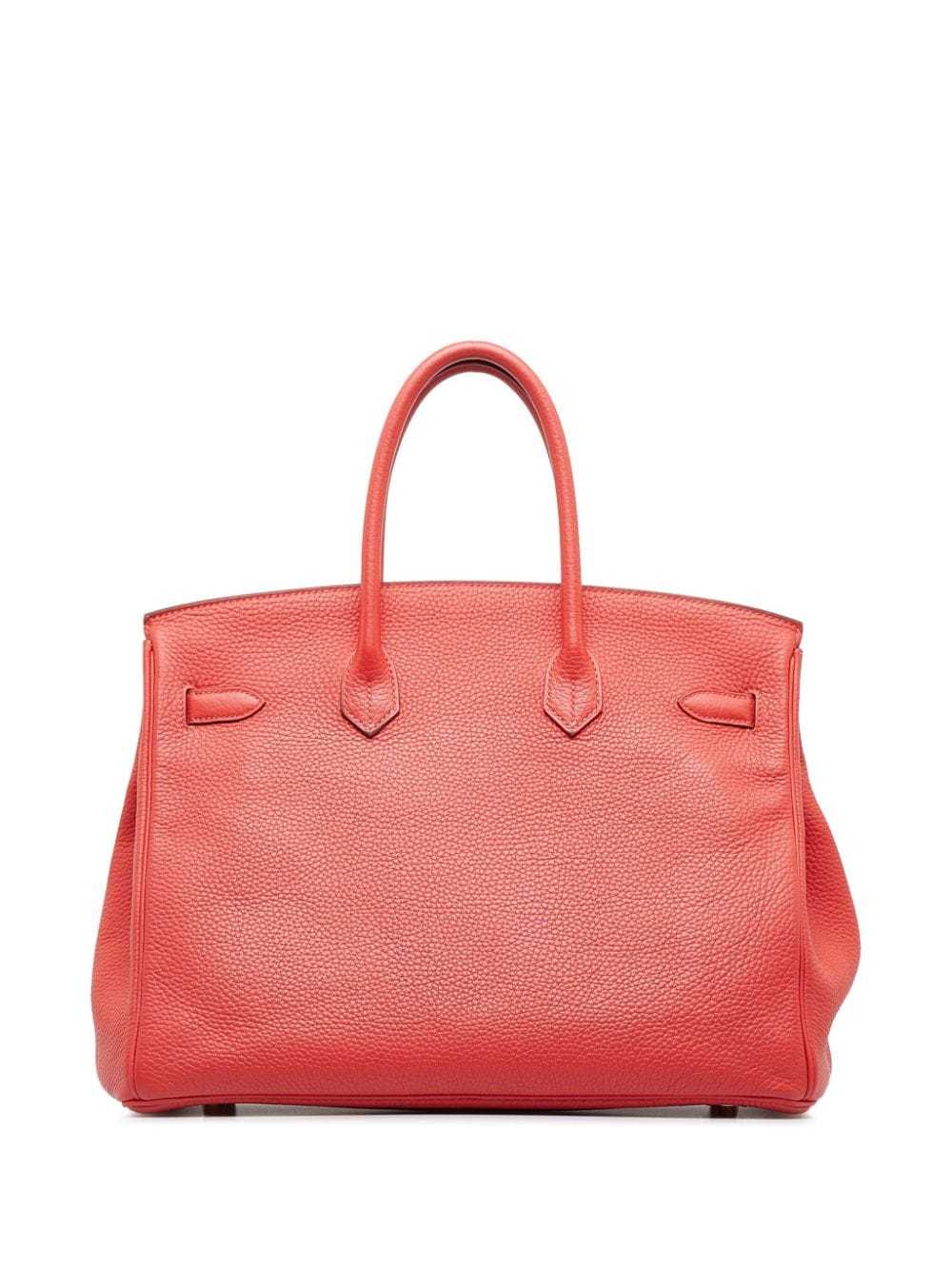 Hermès Pre-Owned 2014 Togo Birkin 35 handbag - Red - image 2