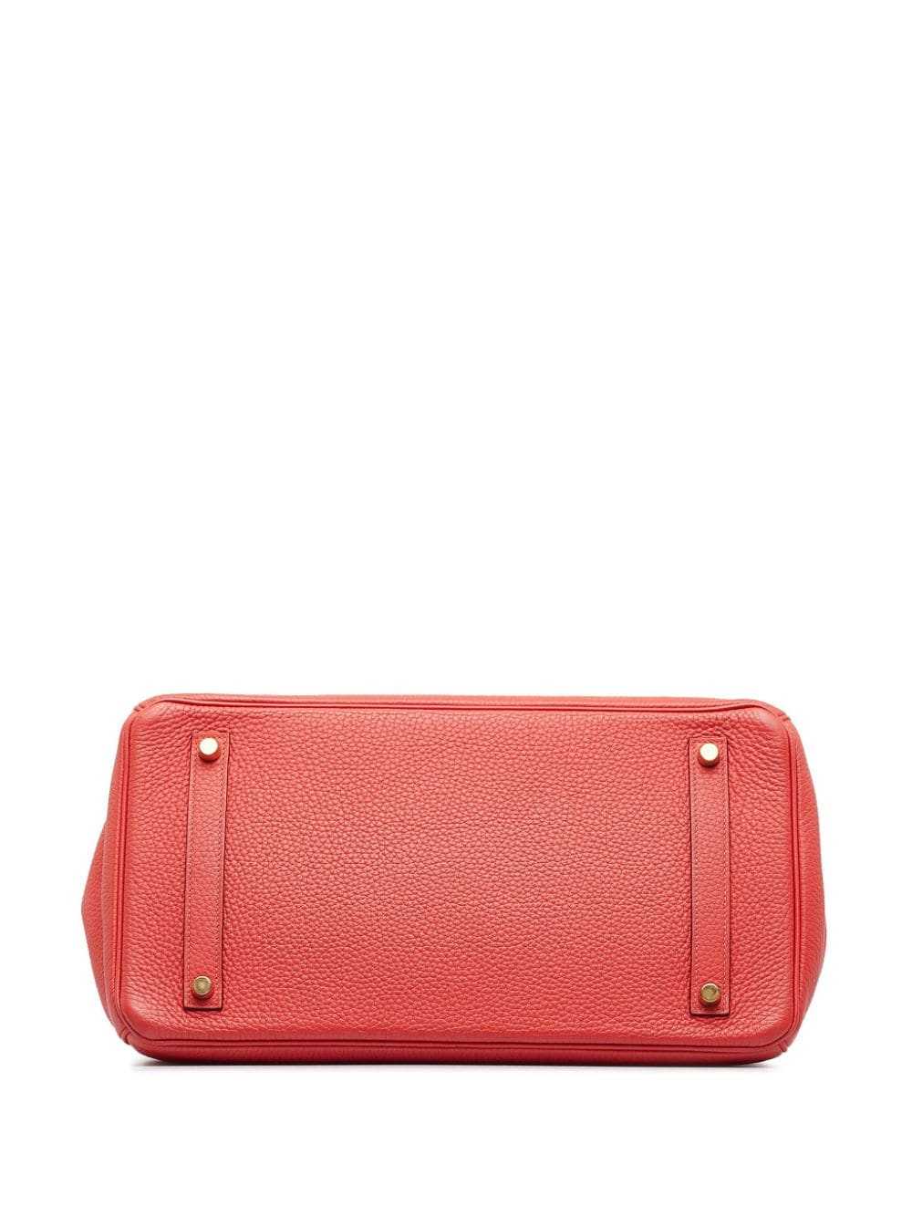 Hermès Pre-Owned 2014 Togo Birkin 35 handbag - Red - image 4