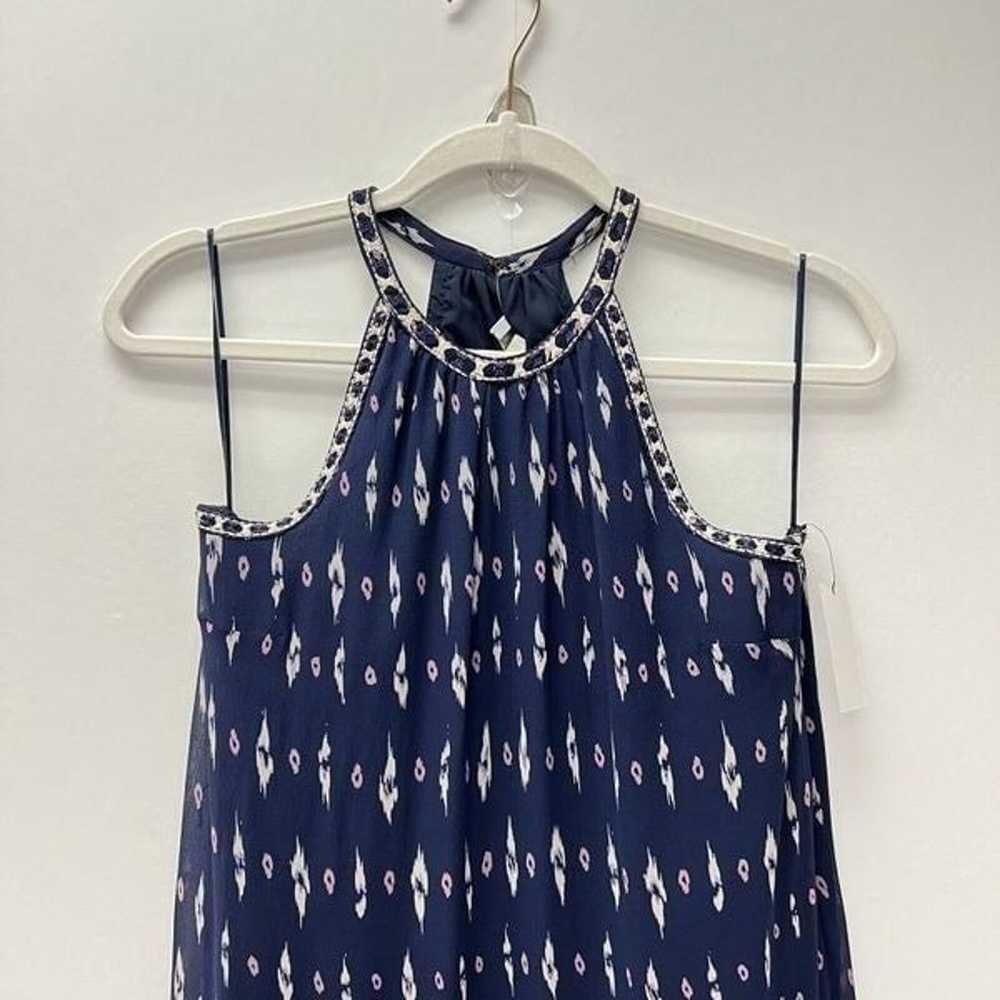 New Joie Maryanna Silk Bohemian Maxi Dress Blue S… - image 5