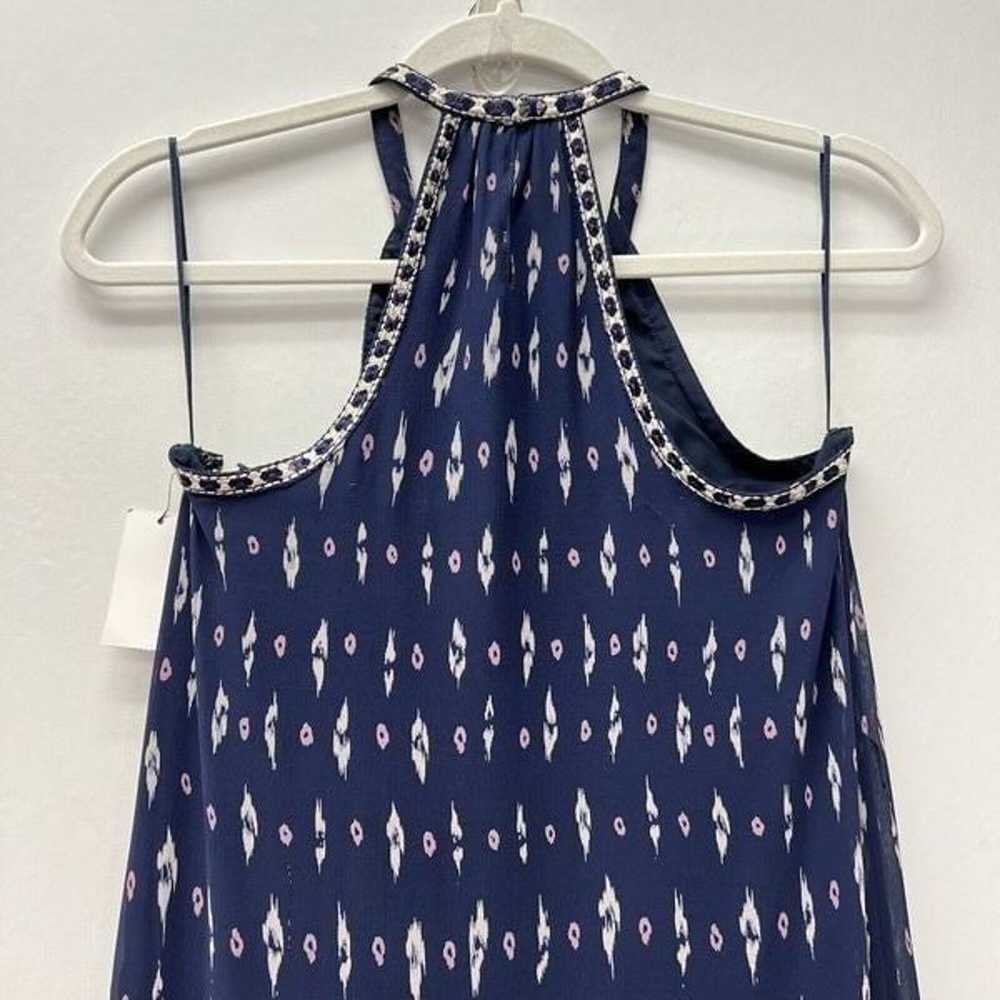 New Joie Maryanna Silk Bohemian Maxi Dress Blue S… - image 9