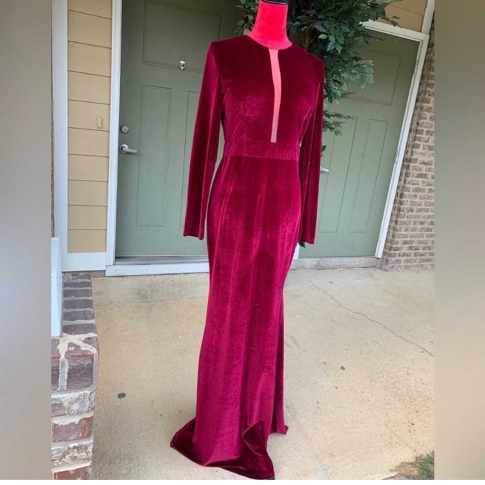Missord Velvet Long sleeve Elegant Evening Gown - image 6