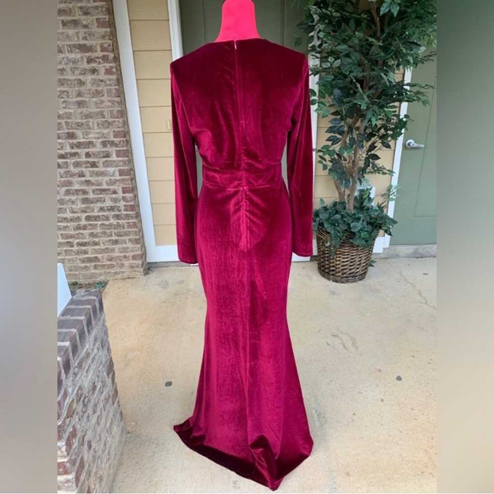 Missord Velvet Long sleeve Elegant Evening Gown - image 7