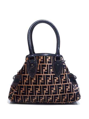 Fendi Pre-Owned Zucca Pile handbag - Black - image 1