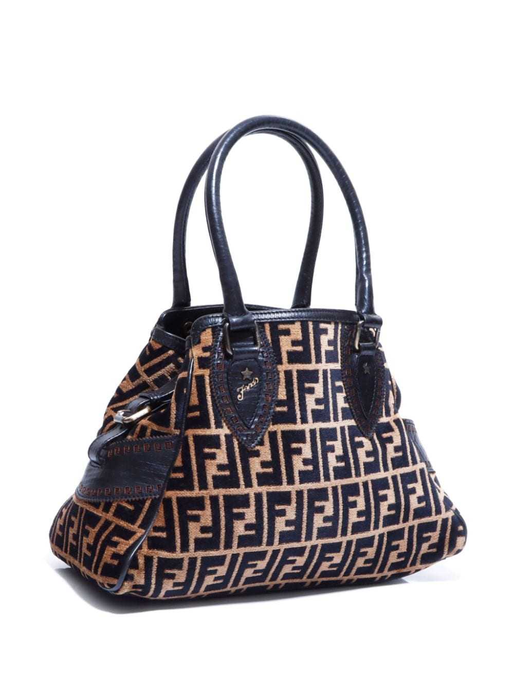Fendi Pre-Owned Zucca Pile handbag - Black - image 3