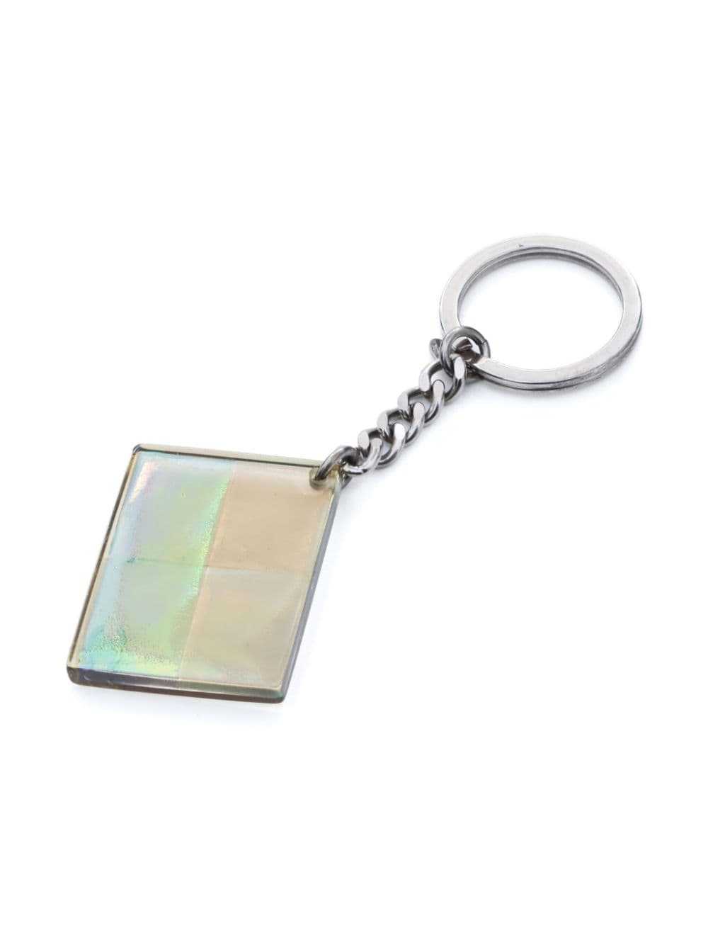 CHANEL Pre-Owned 1999 CC iridescent-effect keyrin… - image 4