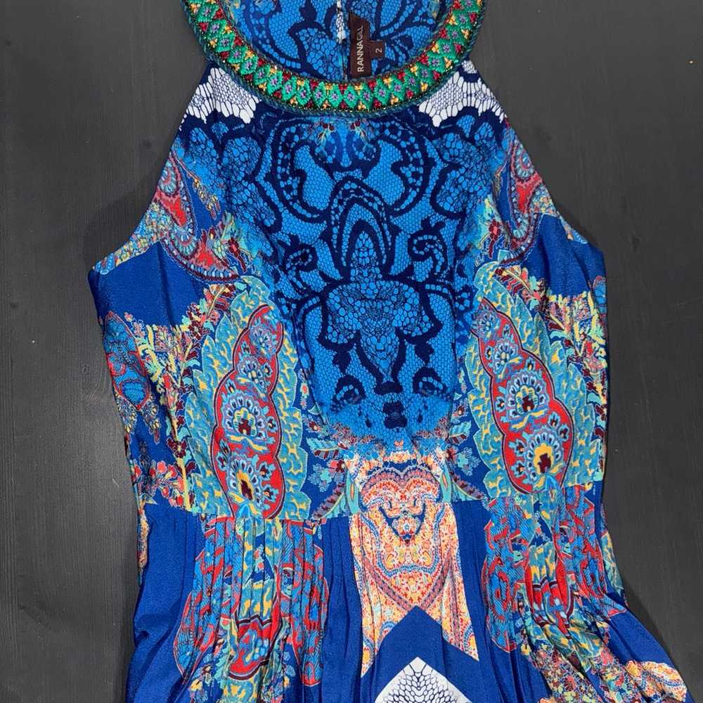 Anthropologie Ranna Gill Boteh Maxi Dress Paisley - image 5