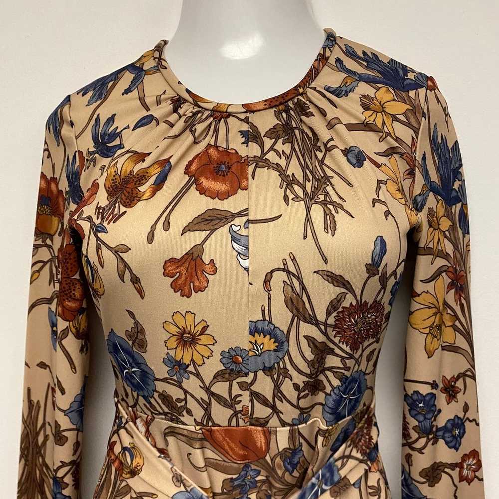 Vintage Sears Womens Floral Print Boho Long Sleev… - image 7