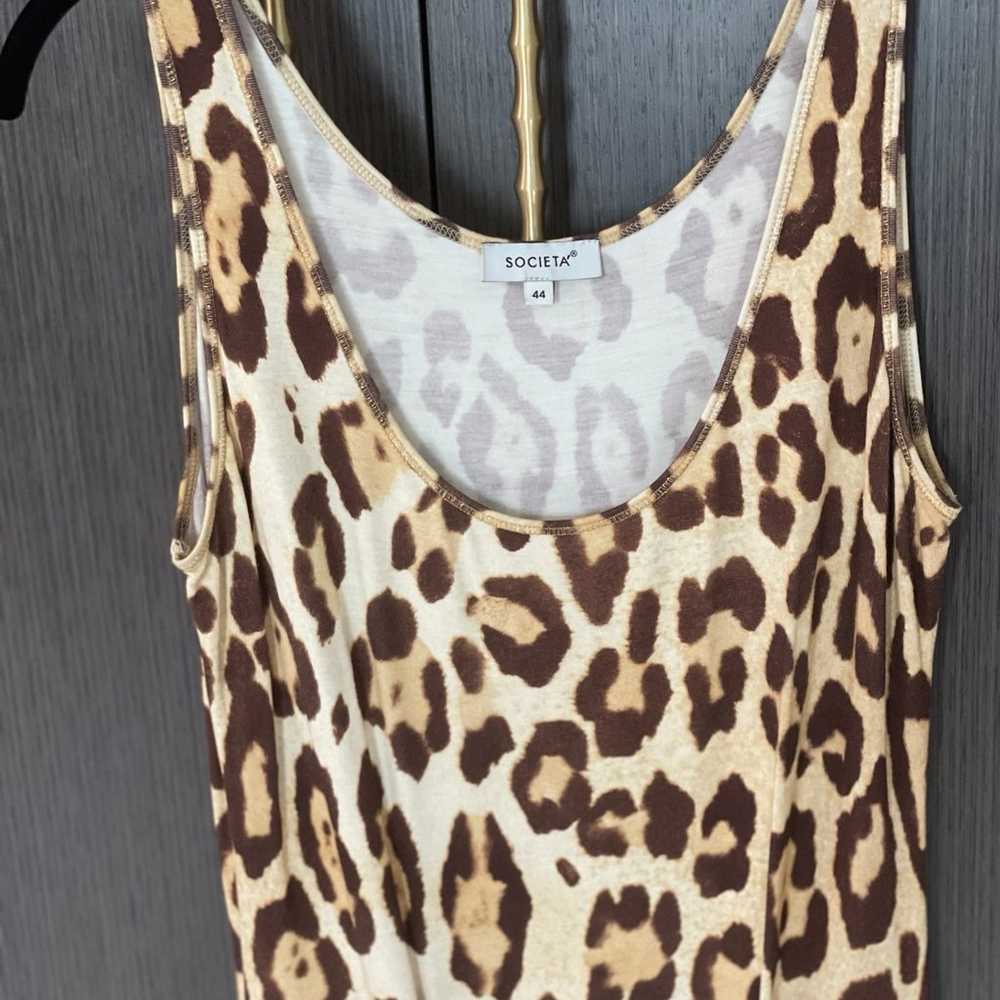 Like NEW SOCIETA Leopard Print Dress - image 7