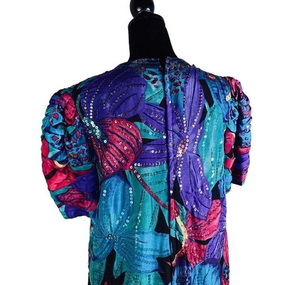 Vintage Judith Ann Creations Silk Beaded Sequin B… - image 5