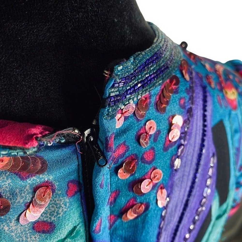 Vintage Judith Ann Creations Silk Beaded Sequin B… - image 6