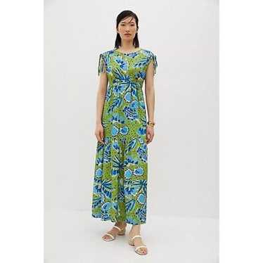 Vera for Anthropologie Bluebell Maxi Dress Green B