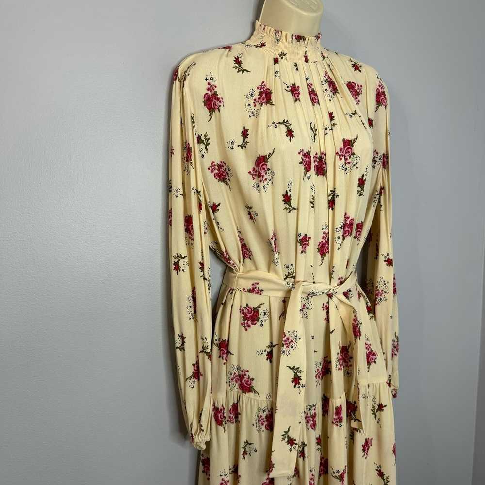 Maje Risoula Floral Print Belted Woven Mini Dress - image 4