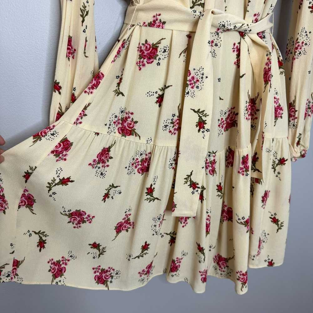 Maje Risoula Floral Print Belted Woven Mini Dress - image 5
