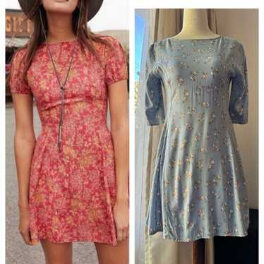 Christy Dawn Ophelia Blue Floral Dress XS