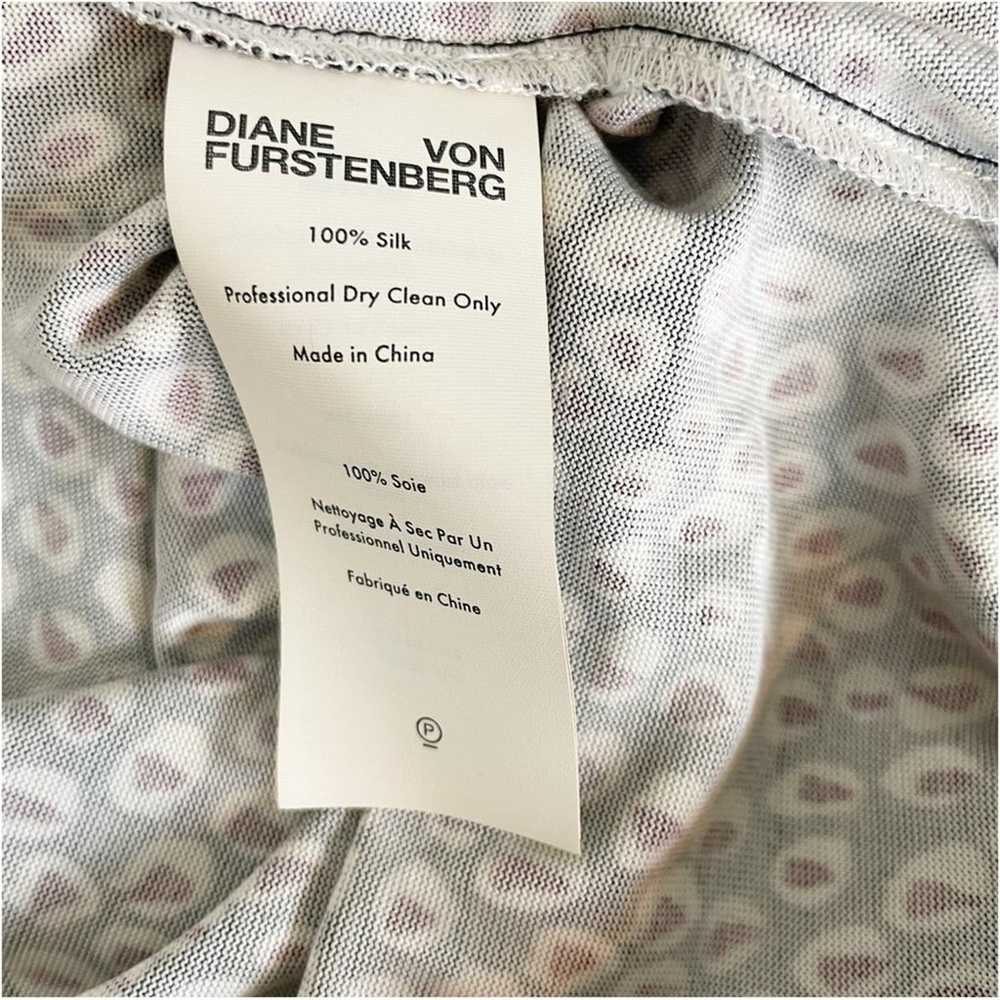 DVF Julian Dot Snake Silk Jersey Wrap Dress - image 10