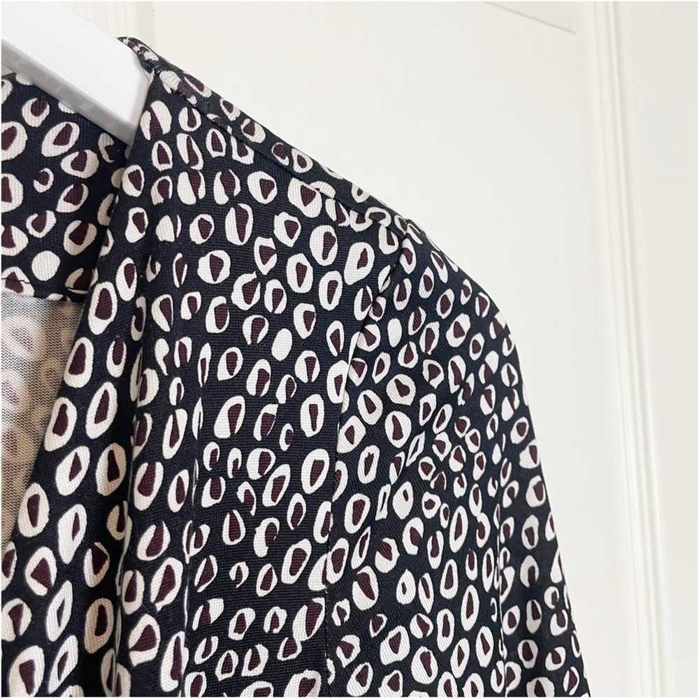DVF Julian Dot Snake Silk Jersey Wrap Dress - image 5