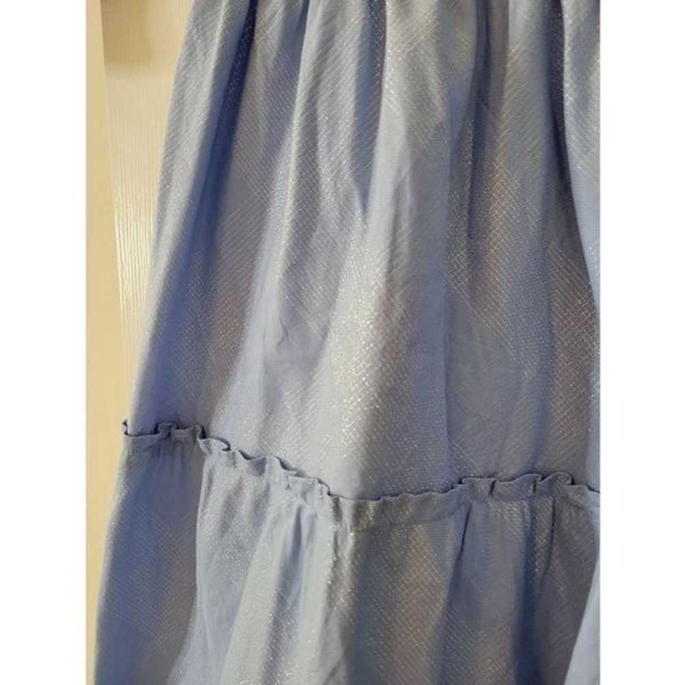 HILL HOUSE Home Nesli Nap Dress Light Blue Glitte… - image 5